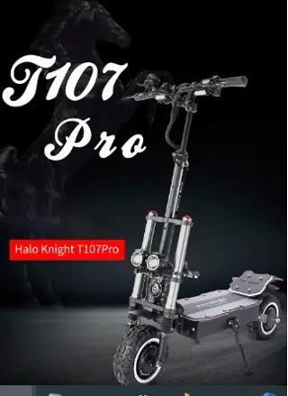 Halo Knight T107 Pro Electric Scooter 11'' Off-road Tire