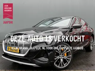 Audi e-tron Sportback BWJ 2020 55 408 PK quattro S edition 95 kWh AUTOMAAT | ALCANTARA | STOELVERW. 