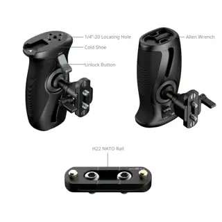 SmallRig 5160 Rotating Side Handle With Nato Clamp