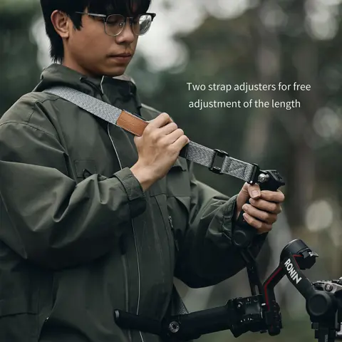 SmallRig 4383B Sling Handle with Weight-Reducing Shoulder Strap Kit for DJI RS 2 / RS 3 / RS 3 Pro / RS 4 / RS 4 Pro