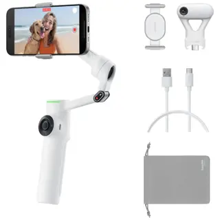 Insta360 Flow 2 Pro AI Tracker Bundle/ Summit White