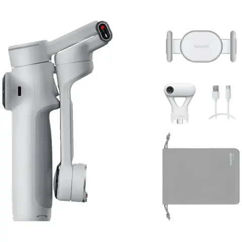 Insta360 Flow 2 Pro AI Tracker Bundle/ Stone Grey