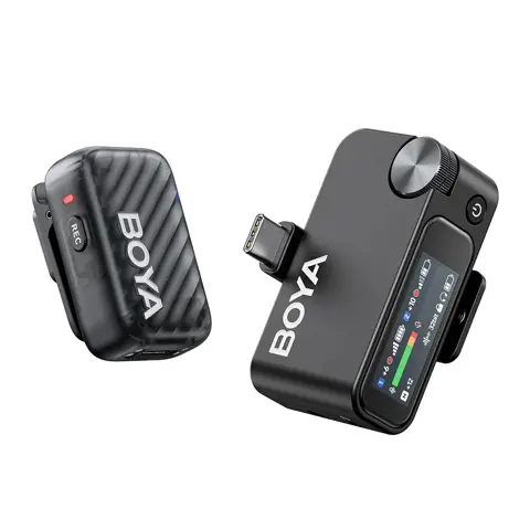 Boya Boyamic 2-01 Professional-Grade Microphone Includes 2 Lavalier mic