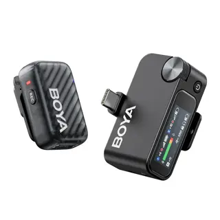 Boya Boyamic 2-01 Professional-Grade Microphone Includes 2 Lavalier mic