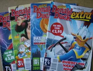 Extra donald duck extra adv 1924