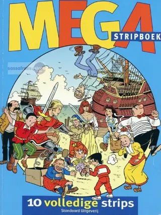 Mega stripboek 7 - 10 volledige strips