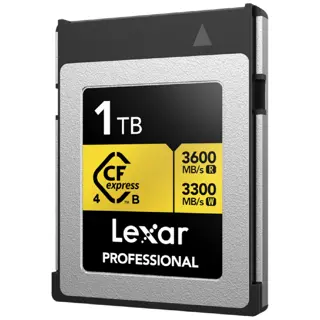 Lexar CFexpress Pro Type B Gold 4.0 Series 1TB - R3600/W3300