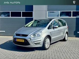 Ford S-Max 1.6 EcoBoost Titanium 7p. NAP/ Nav/ Xenon/ PDC/ Leer/ Pano/ Keyless/ LED/ Trekhaak