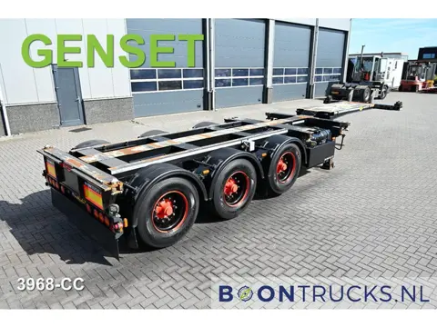 Broshuis 3UCC-39/45 + GENSET (2686 HOURS) | 2x20-30-40-45ft HC * 2x EXTENDABLE * NL TRAILER * APK 11