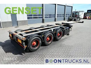Broshuis 3UCC-39/45 + GENSET (2686 HOURS) | 2x20-30-40-45ft HC * 2x EXTENDABLE * NL TRAILER * APK 11