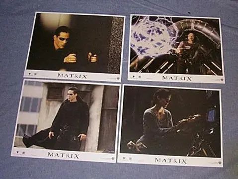 THE MATRIX lobbycard set.