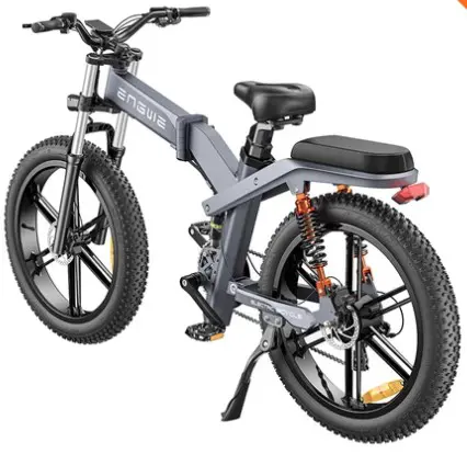 ENGWE X26 Electric Bike 26*4.0 Inch Fat Tires 50Km/h Max