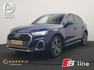 Audi Q5 55 TFSI e 2x S Line PHEV 367pk Dealer O.H. | 360 Camera | Sportstoelen Verwarmd | Sfeerverli