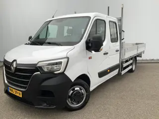 Renault Master T35 2.3 dCi 165 L4 Dub Cab PickUp Navi 6 Zits Trekhaak 3500 kg Dub Lucht Bakmaat L.39