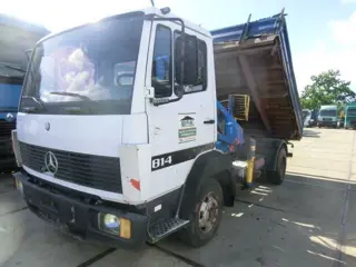 Mercedes-Benz 814 Kipper 814 Kipper with Crane (bj 1993)