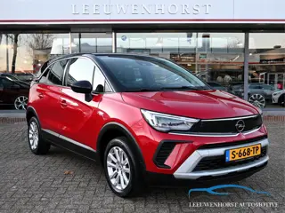Opel Crossland 1.2 Turbo Elegance automaat, camera, clima, cruise, half leer, stoelverwarming, Apple