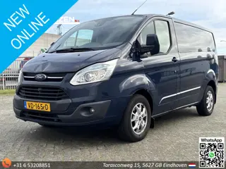 Ford Transit Custom 270 2.2 TDCI L1H1 Limited | € 5.450,- NETTO! | Leder | Bijrijdersbank | Airco | 