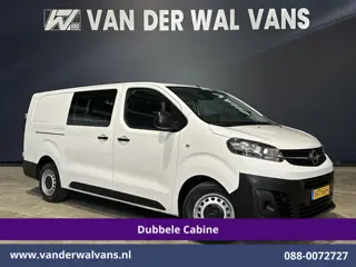 Opel Vivaro 2.0 CDTI 123pk L3H1 Dubbele Cabine Euro6 Airco | 6-Zits | Camera | Cruisecontrol 2500kg 