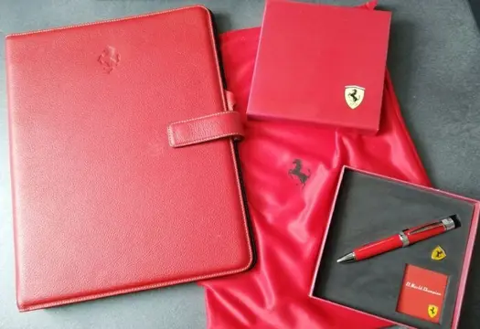 Ferrari - 2000 - Leren portemonnee &amp; F1 Worldchampion