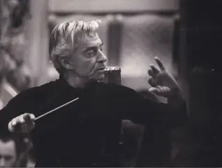 Siegfried Lauterwasser - Herbert von Karajan 1976 Vintage
