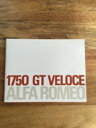 Brochures/catalogi - 1970 Alfa Romeo 1750 GT Veloce Bertone