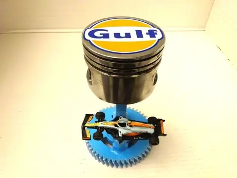 Decoratief object - Gulf racing piston - McLaren, gulf