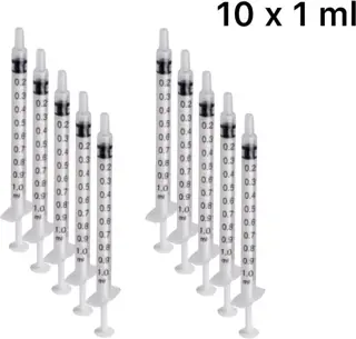 Doseerspuit 1ml 3delig 10st.