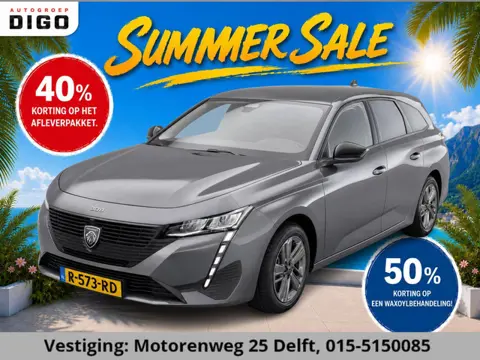 Peugeot 308 SW 1.2 BUSINESS 130 PK NAVI 1e EIG. GARANTIE 10-2032* SLECHTS 27.000 KM. NL AUTO! PDC. A