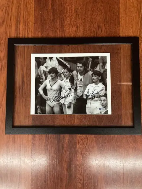 Olympische Spelen - Nadia Comaneci and Bela Karolyi - Foto
