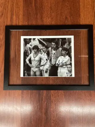 Olympische Spelen - Nadia Comaneci and Bela Karolyi - Foto