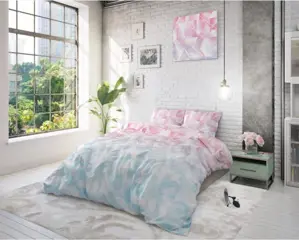 Sleeptime dekbedovertrek 240x220 Air Soft Wit