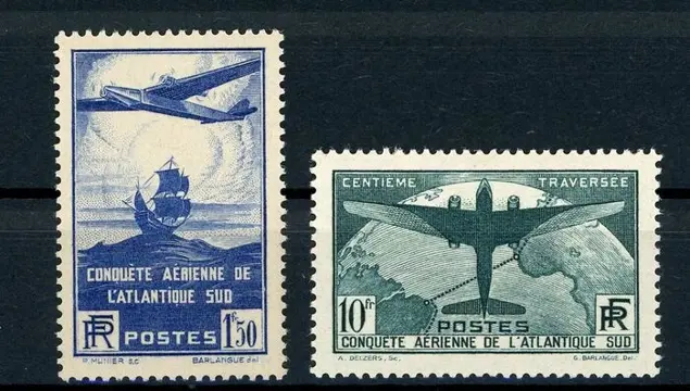 Frankrijk 1936 - Atlantic crossing - Yvert n°320/321