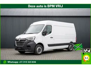Renault Master Bleu DCI 135PK | L2H2 | Nieuw | Navi | 3-Zits | LED | Cruise | Airco
