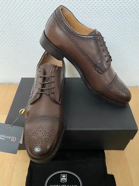 Corneliani - NEW - Made in italy - Brown - Leather - Luxury
