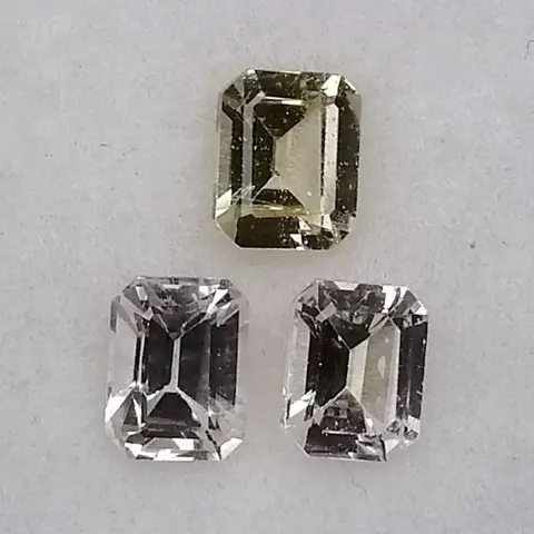 3 pcsgele saffier - 1.52 ct