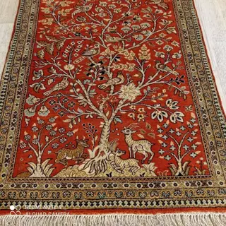 Silk op silk Ghoum - Vloerkleed - 90 cm - 62 cm