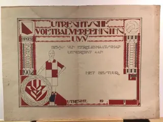 Monogram PK - Utrecht Football Voetbal diploma -
