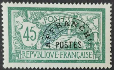 Frankrijk 1922/47 - Pre-cancelled, Merson, 45 v. green and blue - Yvert préoblitéré 44
