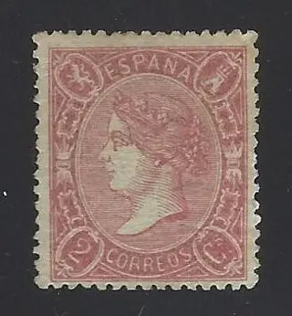 Spanje 1865 - 2 cuartos Isabella II - Edifil Nº 74