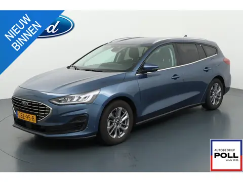 Ford Focus 155pk Eco Hybrid Automaat Titanium Groot Sync-4 Navi Trekhaak All seasons Wagon Dealerond