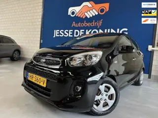 Kia Picanto 1.0 CVVT DynamicLine /bj.2016 / kleur : zwart / 5 deurs / climate control /etc. NAP met 