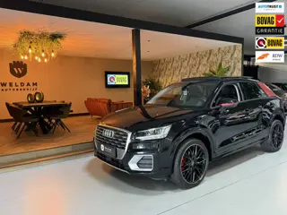 Audi Q2 2.0 TFSI Quattro Sport|Black on Black|Carplay|Groot Navi|B&O|Pano|Virtual Cockpit|Dodehoek|A