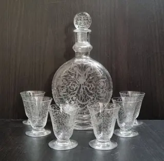 Baccarat - Drankservies (7) - Renaissance - Kristal -