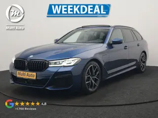 BMW 5 Serie Touring 530e M Sport PHEV 293pk Dealer O.H. | Panodak | Adaptive Cruise | 360 Camera | H