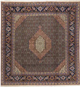 Tabriz - Tapijt - Met zijde - Fijn tapijt met een kleurrijk