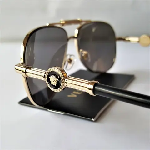 Versace - Special Medusa Edition - Gold Aviator - New -