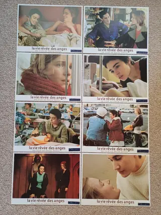 LA VIE Rêvée DES ANGES Ned. lobbycard set.