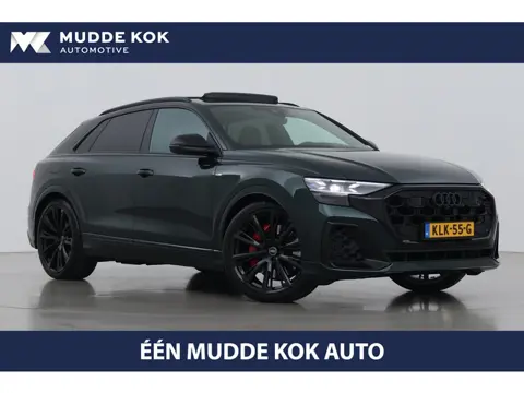Audi Q8 60 TFSI e quattro Pro Line S Competition | Verde Zeltweg | Luchtvering | Trekhaak | Soft-Clo