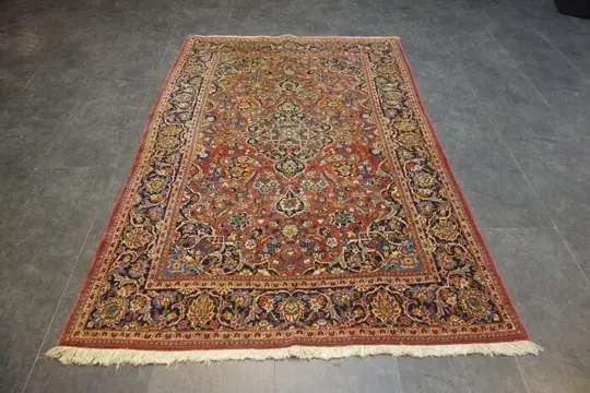 Perser Kork Keshan antik - Vloerkleed - 205 cm - 128 cm