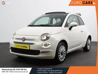 Fiat 500 C 1.0 Hybrid Dolcevita Half lederen bekleding Climate control Cruise control Parkeersensore
